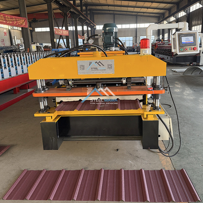 PLC-Steuerungssystem Metalldachmaschine für 0,3 mm-0,8 mm
