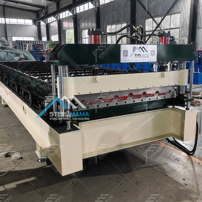 Kaltes Material Dicke 0,3-0,8 mm Metalldachplattenmaschine effizient produzieren