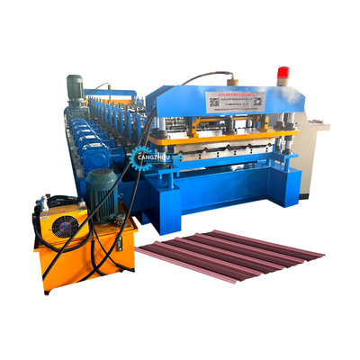 PLC perfekt geformte langlebige Rollenformmaschine für Dachbleche