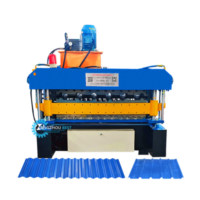 Profil aus Stahl Anpassungsbreite Doppelschichtformmaschine für 0,25-0,6 mm Materialdicke