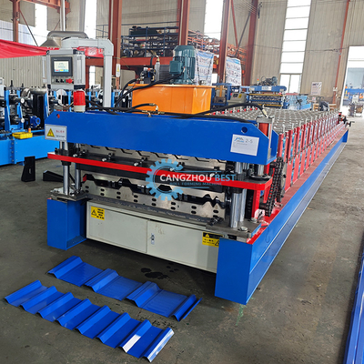 Zwei Profile in einer Rollenformmaschine für PPGI-Rohstoff und schnelle Produktionsgeschwindigkeit