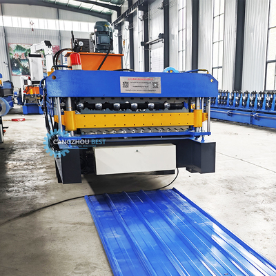 0.6mm-Rollformmaschine von Delta PLC für große Projekte