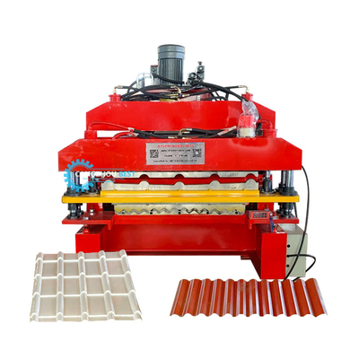 PPGI Doppelschicht-Rollformmaschine Automatischer Delta-Inverter