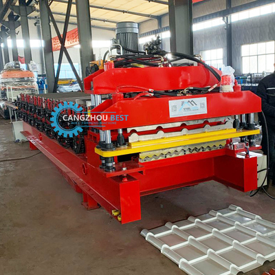 PPGI Doppelschicht-Rollformmaschine Automatischer Delta-Inverter