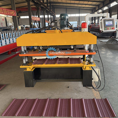 Mexiko beliebte Farbstahlprofil IBR R101 Rollformmaschine