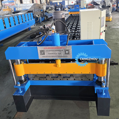 Farbstahl Hochribstahlprofil IBR Trapez-Dachblech-Rollformmaschine