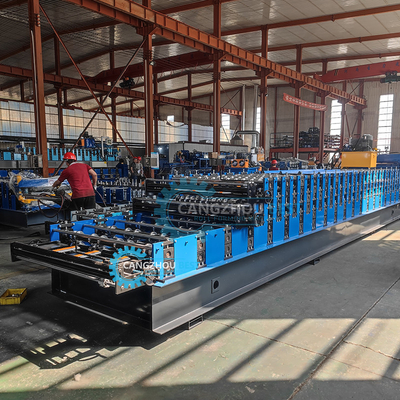 Chile Beliebte Zee-Fliesen-Wellenmaschine Tr4 Drei-Schicht-Dachblech-Rollformmaschine