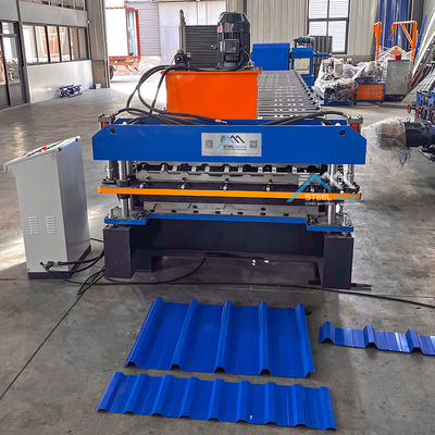Delta-PLC-gesteuerte Doppelschicht-Dachplattenmaschine