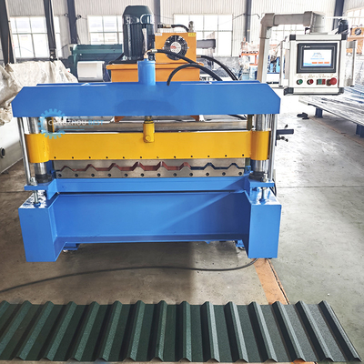 Hydraulische Schneid-Dachblech-Rollformmaschine Präzise Effizient