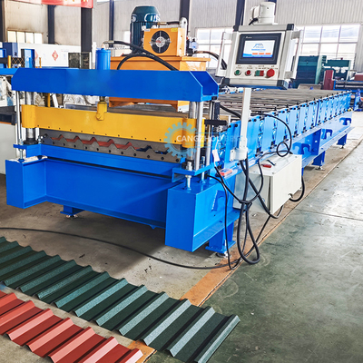 Hydraulische Schneid-Dachblech-Rollformmaschine Präzise Effizient