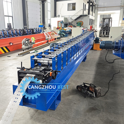 Galvanisiertes Stahl-SPS-Steuerungsregal-Aufrecht-Rack-Walzformmaschine