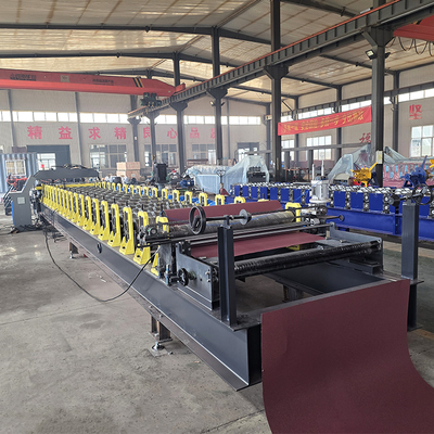 Automatische Farb-Stahl-Dachfliesen-Rollformmaschine