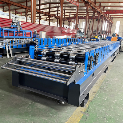 PLC-Steuerung Hydraulische Stahlbodendeck Rollenformmaschine