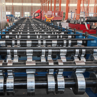 Automatische verzinkte Metalldecken-Bodenblech-Rollformmaschine
