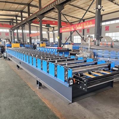 Hydraulische Schneidemaschine TR4 für Dachblech-Rollformmaschine zum Verkauf mit Zusammenfalzen