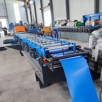 Farbige Stahl Doppel-Selbstverriegelungs-Stahl-Metallprofil-Dachplatten-Rollformmaschine