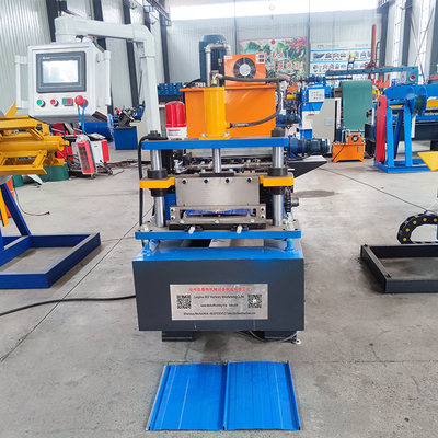 Farbige Stahl Doppel-Selbstverriegelungs-Stahl-Metallprofil-Dachplatten-Rollformmaschine