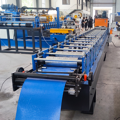 Farbige Stahl Doppel-Selbstverriegelungs-Stahl-Metallprofil-Dachplatten-Rollformmaschine