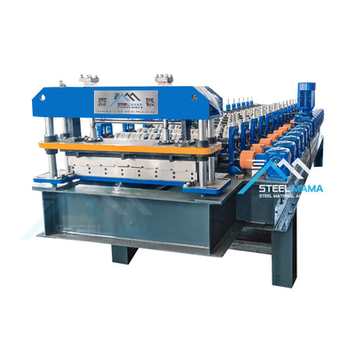 Hochwertige und preiswerte Dachblechherstellung Maschine Metalldachfliesen Rollformmaschine