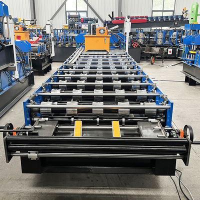 1000 mm breite Dachblech-Rollformmaschine mit 11 Walzstationen und 380V/50HZ/3PHASE Spannung