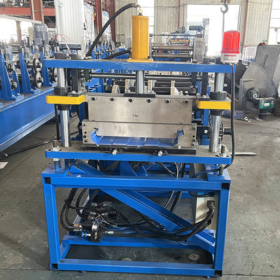 Farbstahl-Tragbare Kr18 Dachblech-Rollformmaschine Stehfalz