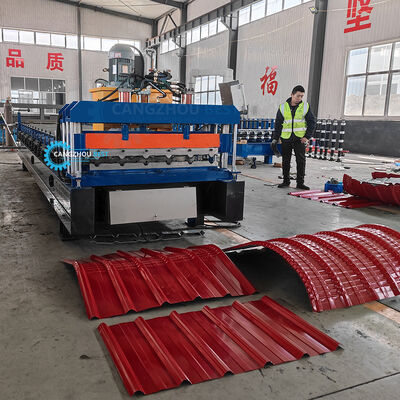Automatische, hochwertige Wellblech-Dachblechformmaschine aus chinesischer Fabrik