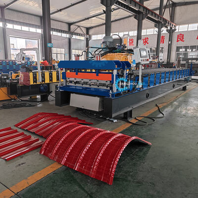Automatische, hochwertige Wellblech-Dachblechformmaschine aus chinesischer Fabrik