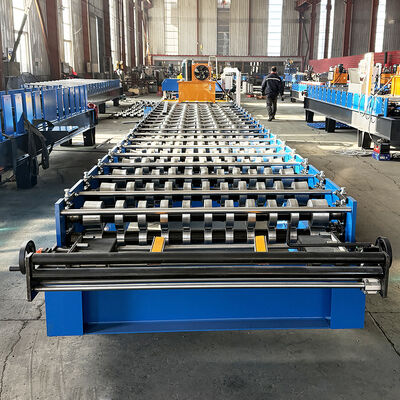 Baumaterialien 0,35-0,6 mm Monaco glasierte Dachziegel-Rollformmaschine
