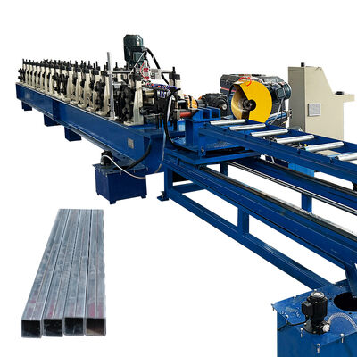 High Speed Non-Stop Cutting Steel Profile 20x20-40x40mm Laser Welding Pipe Making Roll Forming Machine