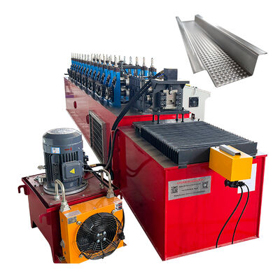 Hochgeschwindigkeits-Hutkanal-Kaltwalzformmaschine für fliegendes Schneiden, SPS-Steuerung