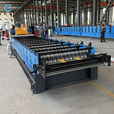 Manufacture Galvanized Steel Corruagted Roofing Sheet Roll Forming Machine 