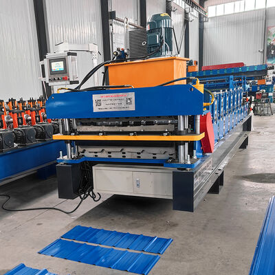 Doppelschichtige Dachziegel-Rollformmaschine