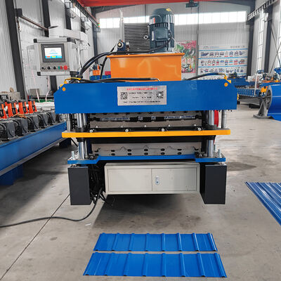 Doppelschichtige Dachziegel-Rollformmaschine