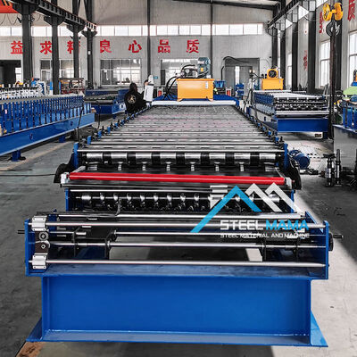 Doppelschichtige Well- und Glasfliesenformmaschine