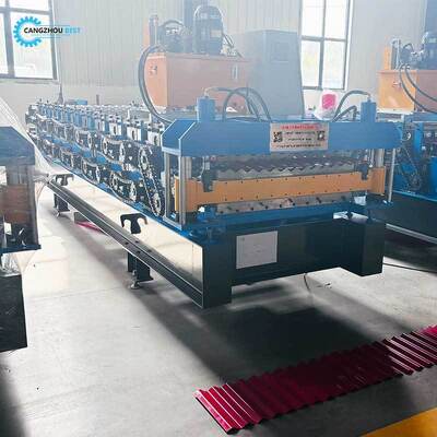 Doppelschicht-Rollformmaschine für Dach- und Wandpaneele Multifunktionale Doppelschicht-Farbstahlformmaschine
