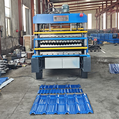 Integrierte 3-in-1-Rollformmaschine mit Doppeldeck und Einzelschicht