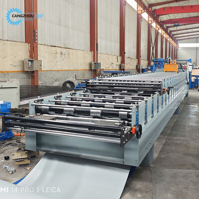 Peru Popular Color Steel Double Layer Tr4&988 Profile Making Roll Forming Maschine für die Herstellung von Profilen