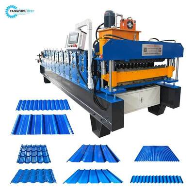 Doppellagige Trapezblech-IBR-Blech 840&836 Wellblech-Rollformmaschine