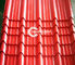 Stahlplatten-glasig-glänzende Dachplatte-Rolle, die Fütterungsbreite der Maschinen-1000mm bildet