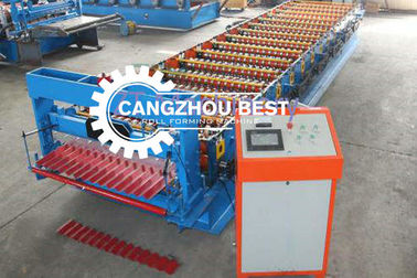 Farbstahlprofil Wellstahl-Dachblech-Rollformmaschine