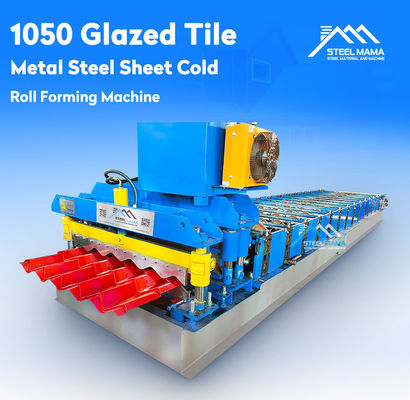 3.5T Kettenübertragungsmaschine 1000 mm für die Rollformung von Dachfliesen