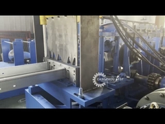 Hydraulische Ausschnitt C Z Purlin-Rolle, die Maschine 80-300 10m/Min bildet