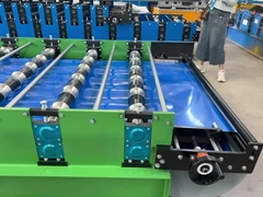 Farbstahlprofil Hochgeschwindigkeits-Rib/R-Panel-Dachblech-Rollformmaschine