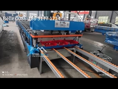 Hydraulische PLC-Steuerung Metall-Dachplatten-Rollformmaschine für Baustoffe